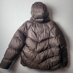 Nike Brown Puffer Jacket Womens Xl